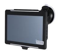 Navigatore GPS per Camion e Auto da 7 Pollici Touchscreen | Memoria 8gb, 256mb Sdram, Ricalcolo Percorso, Montaggio su Parabrezza, Nero