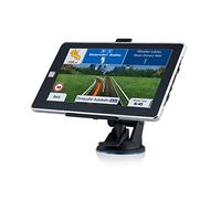 Navigatore GPS, Truck touch screen da 7 pollici GPS Navigator Sunshade Sat Nav Car Navigazione 25. 6m + 8 g. Mappa dell'America Europa(With bluetooth)