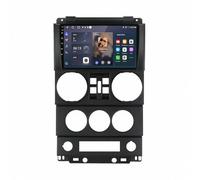 Navigatore per Auto Autoradio per Jeep Wrangler Unlimited 3 JK 2008-2010 Touchscreen Bluetooth con Mappa Ad Alta Definizione, Fm, Console per Auto 3D, 4 Nucleo 4G+64G