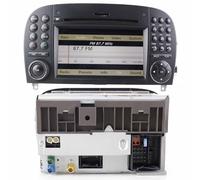 Navigatore satellitare GPS AHD da 7 '' Canbus Autoradio Autoradio CarPlay Android telecamera posteriore compatibile con Mercedes-Benz SL R230 SL55AMG SL63AMG SL65AMG SL280 SL300 SL350 SL500 SL600