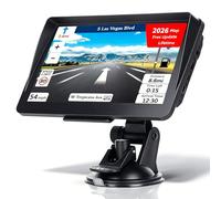 Navigatore satellitare per auto da 7 pollici 2026 mappe UK/EU, percorsi HGV
