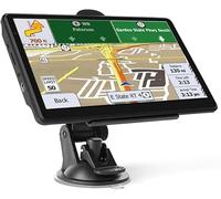 Navigatore satellitare per auto, navigatore GPS touchscreen da 7 pollici, navigazione GPS per auto con guida vocale, aggiornamenti mappe del Regno Unito e Irlanda inclusi, supporto reversibile
