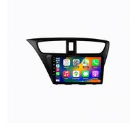 Navigatore Satellitare per Auto per Honda Civic 9 Hatchback 2012-2017 con Carplay Android Auto, Touchscreen Gps Navi Bluetooth Mirror Link Wifi Radio Fm, Guida, 8 Nucleo 4G＋64G