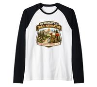 Navigatore Sentiero designato Anche se Mi perdo Divertimento Escursionistico Maglia con Maniche Raglan