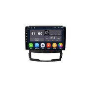 Navigazione GPS automatica Android 15 da 9 pollici per SsangYong Korando 3 Actyon 2 2010-2013 con telecamera di retromarcia,GPS,Carplay,Mirror Link,ventola di raffreddamento,lettore multimediale BT (T