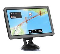 Navigazione GPS per auto Navigazione GPS per camion e camper e auto, 9 pollici Trucker GPS per semi camion 2025 mappa, indicazioni turn-by-turn, mappa di aggiornamento gratuito