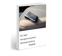 Navigazione Lexus RC 300/300h dal 2019 manuale di istruzioni tedesco