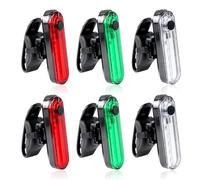 6pcs Luci Di Navigazione Per Barca, Luci Di Navigazione Barca, Luci Di Navigazione A Led 4 Tipi Di Moda Lampeggiante Luci Poppa Barca Luci Led Per Barca Ricaricabile Per Barca, Yacht, Kayak