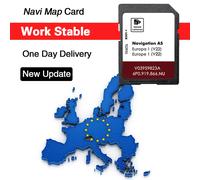 Navigazione Navi 2025 per Seat Leon AS V22 Schede mappa SD MIB2 Europa Consegna rapida con adesivi Reaview antiappannamento