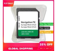Navigazione scheda SD Sat Nav FX V12 Europa 2020 per VW Volkswagen RNS310 West Seat Skoda Amundsen