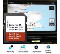 Navigazioni RNS 315 Aggiornamento Mappa UE per Volkswagen AZ V12 Scheda SD GPS Europa occidentale 3AA051866BE Sat Nav