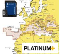 Navionics Platinum Plus scheda marina microSD Mediterraneo e Mar Nero
