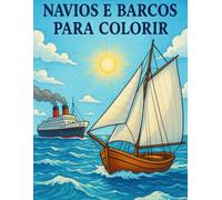 Navios e barcos para colorir