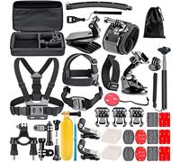 Navitech 50-in-1 Action Camera Kit For WOLFANG 4K Action Camera 20MP GA100