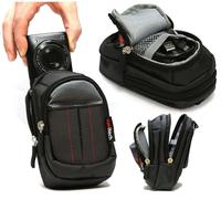 Navitech Black Camera Case For The Panasonic Lumix DMC-TS25 Camera