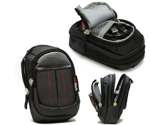 Navitech Black Compact Camera Case For AiTechny 1080P FHD Digital Camera