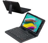 Navitech Black Keyboard Case Compatible with Padgene 10.1" Tablet