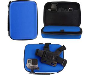 Navitech Blue Action Camera Hard Case For IceFox Outdoor Sport