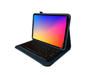 Navitech Blue Bluetooth Keyboard Case For Alpentab 7-Inch Tablet