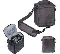 Navitech Borsa nera per fotocamera DSLR SLR compatibile con fotocamera mirrorless Panasonic Lumix DC-GH7LE