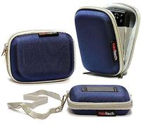 Navitech Blue Shockproof Camera Case For Kodak Pixpro FZ55-BL Digital Camera