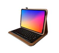 Navitech Custodia con tastiera Bluetooth rotativa nera compatibile con tablet DOOGEE T10E da 10 pollici