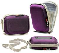 Navitech Custodia per fotocamera viola compatibile con Gtonster 44MP FHD 1080P Point Compact Camera