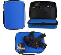 Navitech Custodia rigida blu per action camera, compatibile con action cam WiFi Xilecam 4K