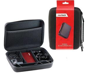 Navitech Grey Action Camera Hard Case For The COOAU 4K 20MP WiFi Action Camera