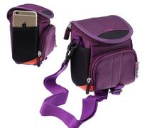 Navitech Purple Camera BagFor Sony RX100 VII Advanced Premium Bridge Camera