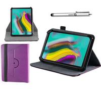 Navitech Purple Case And Stylus For N-one Android 10.1" Tablet