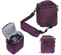 Navitech Purple DSLR SLR Camera Bag For AOREGRE 5K Vlogging Digital Camera