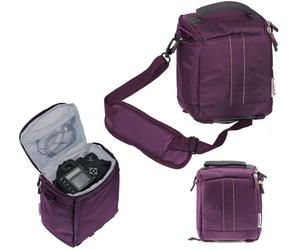Navitech Purple DSLR SLR Camera Bag For Sony Alpha a6700 Mirrorless Camera