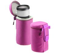 Navitech Purple Water Resistant Camera Lens Case For Samyang MF 14mm f/2.8 Lens