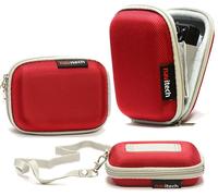 Navitech Red Shockproof Camera Case For Ahlirmoy 56MP 5K Digital Camera