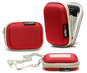 Navitech Red Shockproof Camera Case For Anchioo Kids Camera