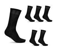 Navitex Pack 6 Paia Calze Uomo Marina Yachting Filo di Scozia Corto Lungo (6 Paia Nero Corto - Unica 39/46)