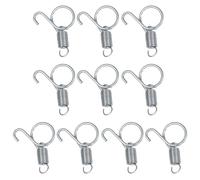 Navna 10Pcs Metallo Finger Spring Per Latch Gancio Gabbia Porta Molla Ganci Per Il Fissaggio Coniglio Uccello Pollame Gabbia Porte 2 S Molla Latch Ganci