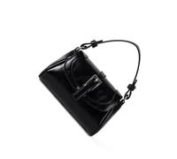 Navna Borsa a tracolla regolabile con fibbia per cintura Dettaglio spazioso interno in pelle PU borsa a tracolla per tutti i giorni borsa essenziale per pendolari, Nero , One Size