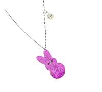 Navna Collana con ciondolo colorato a forma di coniglio, perfetta come regalo dell'amicizia, per amici e bambini, One Size, come descritto, come descritto
