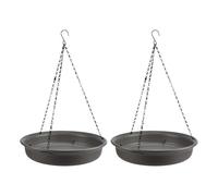 Navna Confezione da 2 staffe per piante in metallo, facili da installare, con accessori di montaggio, impostazioni rapide per vasi da interni ed esterni, gancio in metallo