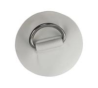 Navna Deck Rigging Corda Anelli Fibbia Anelli Rotondi Pad Anelli D in Acciaio Inox Toppe in PVC Per Barche Gonfiabili Kayak Gommone Tavola da Surf Gommone Barche PVC Patch Con Acciaio Inox D Anelli