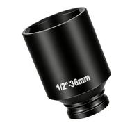 Navna Duty 12 Point Short Socket Bit 1 / 2 "Drive 36mm Chiave a cricchetto per applicazione automatica Costruzione di utensili manuali