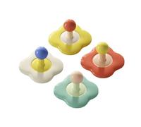 Navna Gancio da parete colorato a forma di fiore per trapano, forte supporto adesivo per asciugamano sciarpa ingresso bagno organizer per fiori multicolore