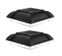 Navna Luci solari a colonna resistente alle intemperie ABS Design automatico dal tramonto all'alba per i pali del giardino e la decorazione del cortile Luci solari del pilastro all'aperto