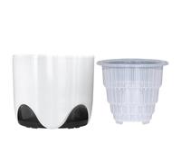 Navna Moderno contenitore ventilato per orchidee che promuove i sistemi radicali e una efficace funzione di drenaggio ventilato per orchidee fioriera