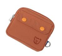 Navna Portafoglio chiuso in poliestere resistente, design resistente all'usura, spaziosi scomparti per carte di credito, organizer compatto per la mobilità, cerniere sicure, portamonete per uomini e