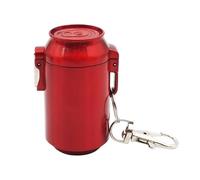 Navna Posacenere da viaggio in metallo con gancio per appenderlo, design a prova di fuoriuscite, per campeggio, escursionismo, viaggi, campeggio