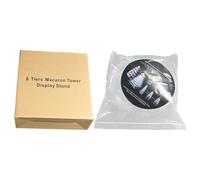 Navna Robusto supporto per torte in acrilico, facile da lavare in lavastoviglie, ideale per risparmiare spazio all'aperto