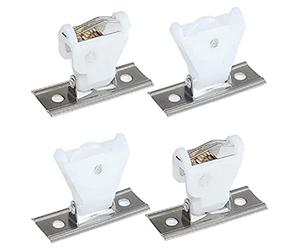Navna Set di 2 blocchi per tende in bambù per tende in bambù, puleggia per finestre e 2 pezzi con nucleo in rame, kit di bloccaggio per tende per finestre domestiche